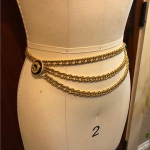 St Johns vintage chain belt. 3 logo medallions. In perfect condition.
